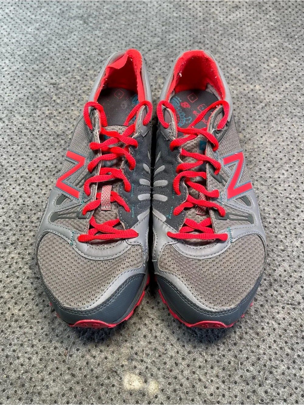 New Balance 101 Grey Red Mesh Shoes Size 10 Women’s